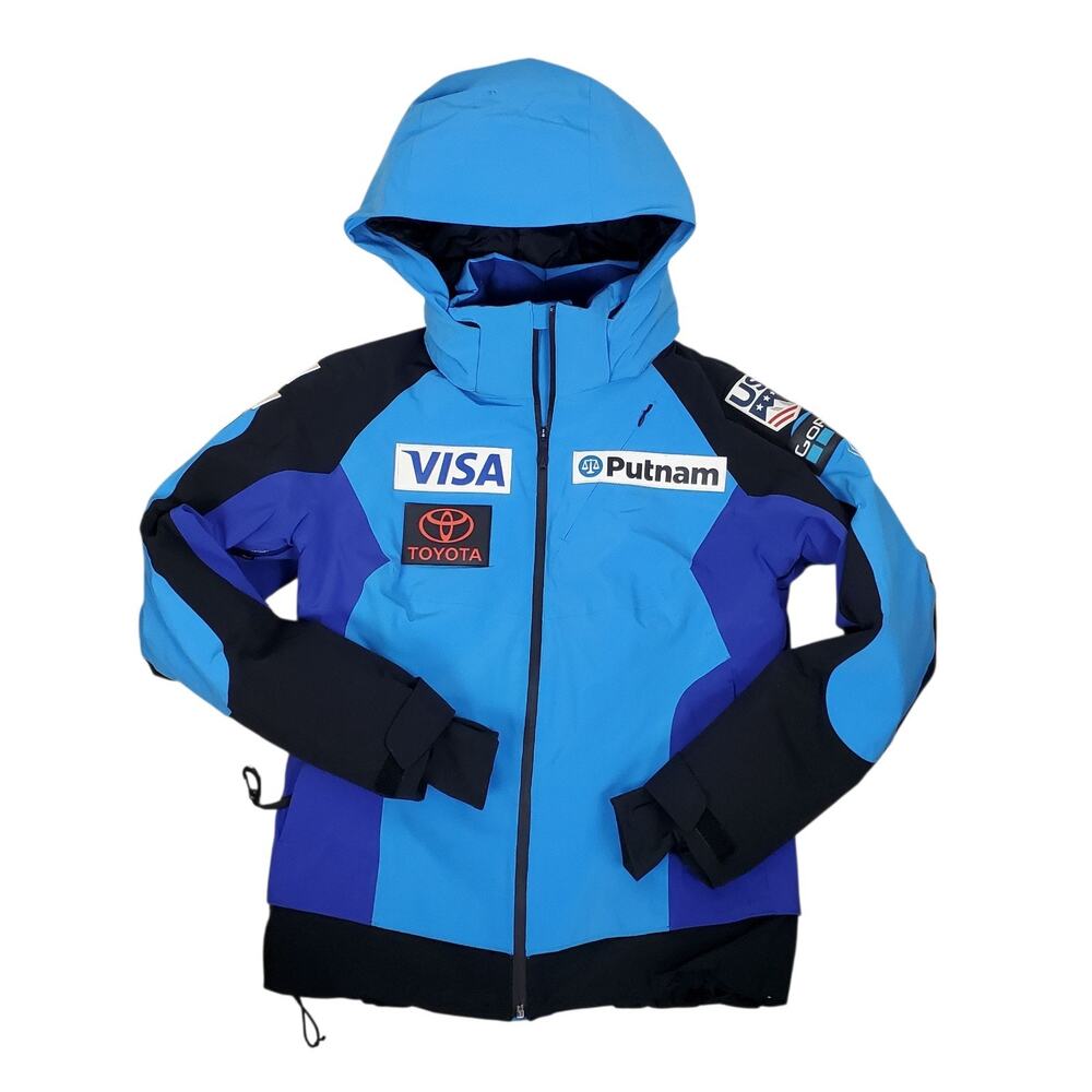 Spyder Sponsor Jacket USST Womens Ski Team Ladies Size 12 Insulated Waterproof